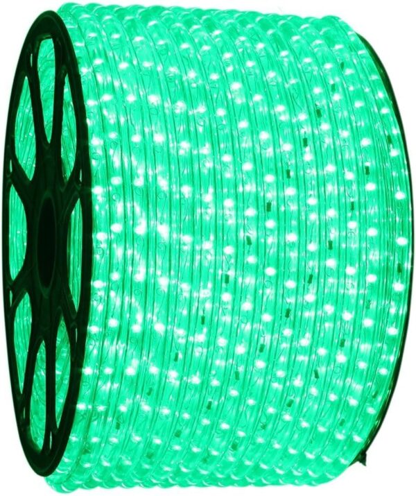 fita led verde 220V rolo